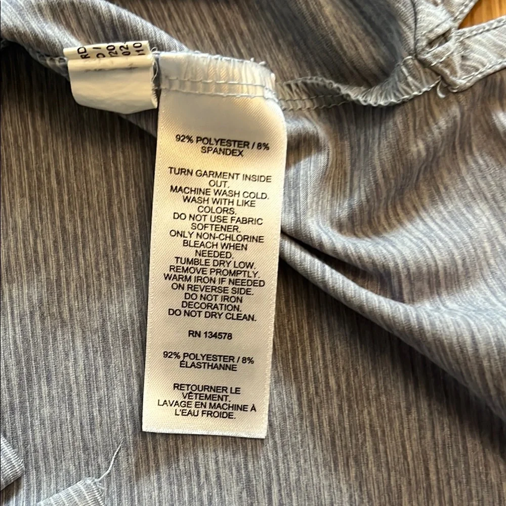 Vineyard Vines Gray Polo Soft Cotton Blend Short Sleeves